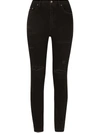 Dolce & Gabbana Black Skinny Denim Cotton Stretch Trouser Jeans In Black