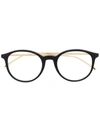 Boucheron Round-frame Eyeglasses In Black
