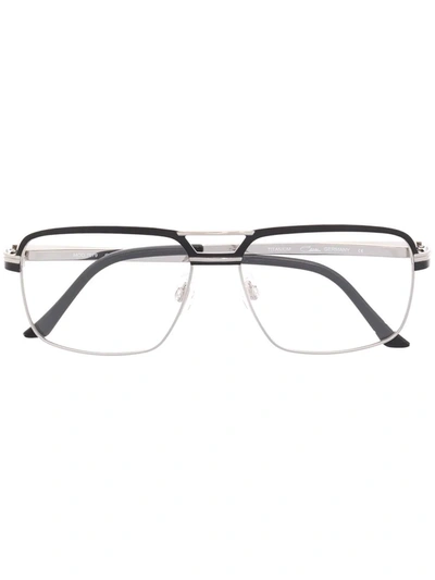 Cazal Rectangle Frame Titanium Glasses