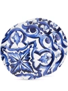 DOLCE & GABBANA BLU MEDITERRANEO-PRINT PORCELAIN SOUP PLATES (SET OF 2)