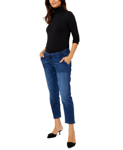 A Pea In The Pod Under Belly Maternity Jeans In Medium Wash