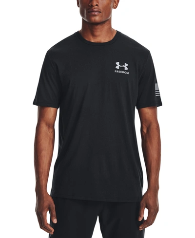 Under Armour Men's Freedom Flag T-shirt In Black