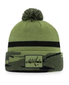 Fanatics Men's Camo Washington Capitals Military-inspired Appreciation Cuffed Knit Hat With Pom In Camo