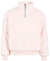 IDEOLOGY BIG GIRLS SHERPA QUARTER-ZIP PULLOVER, CREATED FOR MACY'S