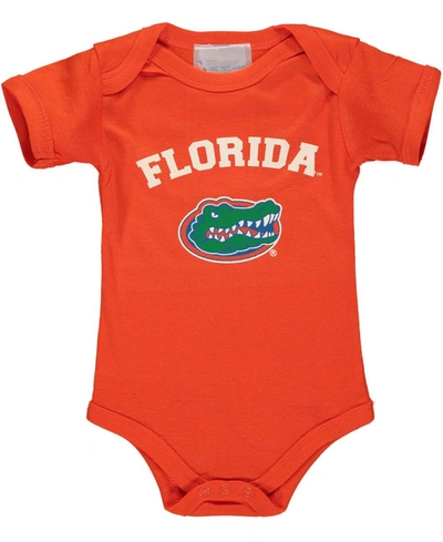 Two Feet Ahead Infant Boys And Girls Orange Florida Gators Arch Logo Bodysuit