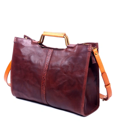 Old Trend Women's Genuine Leather Camden Tote Bag In Taupe