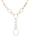 WRAPPED IN LOVE DIAMOND OVAL LINK 20" LARIAT NECKLACE (1 CT. T.W.) IN 14K GOLD-PLATED STERLING SILVER, CREATED FOR M