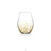 Jay Imports Gold Luster Set Of 4 Stemless Glasses In Gold