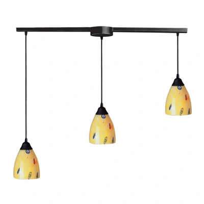 Elk Lighting Classico Coll - Yellow Blaze In Rust