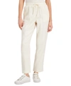 Style & Co Petite Pull-on Cuffed Twill Ankle Pants, Created For Macy's In Egg Nog
