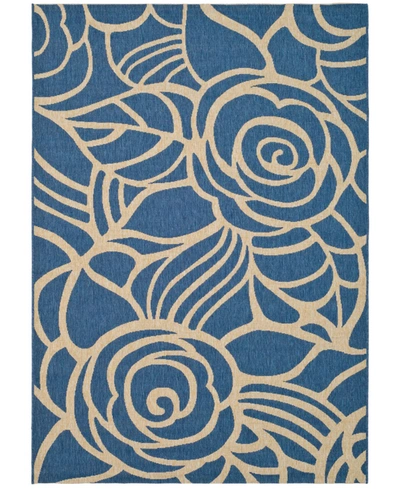 Safavieh Courtyard Cy5141 Blue And Beige 8' X 11' Outdoor Area Rug