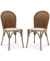 Safavieh Jaynus Set Of 2 Dining Chairs In Taupe