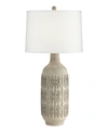PACIFIC COAST CARVED PATTERN TABLE LAMP