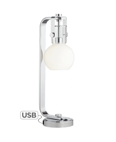 Pacific Coast Downbridge Table Lamp In Polished Chrome