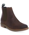 Barbour Men's Farsley Chelsea Boot Men's Shoes In Choco Leather