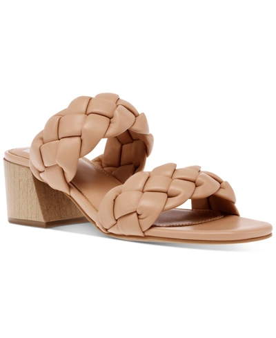 Dv Dolce Vita Women's Stacey Plush Braided Sandals In Nude
