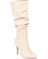 Journee Collection Collection Women's Tru Comfort Foam Extra Wide Calf Sarie Boot In Sand