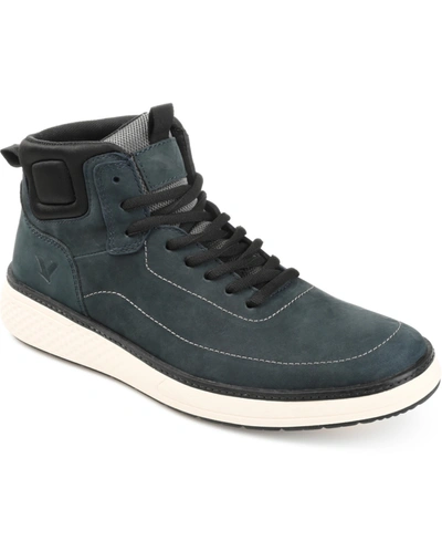 Territory Roam Mens Suede High-top Casual And Fashion Sneakers In Gray