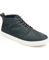 Territory Men's Rove Casual Leather Sneaker Boots In Blue