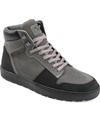 TERRITORY MEN'S TRITON HIGH TOP SNEAKER BOOTS