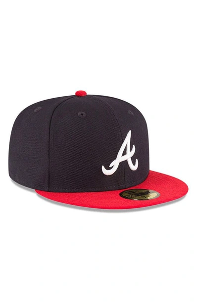 New Era Men's Navy Atlanta Braves 2021 Mlb All-star Game Workout Sidepatch Low Profile 59fifty Fitted Hat