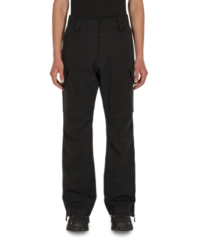 Moncler Technical Fabric Trousers In Black
