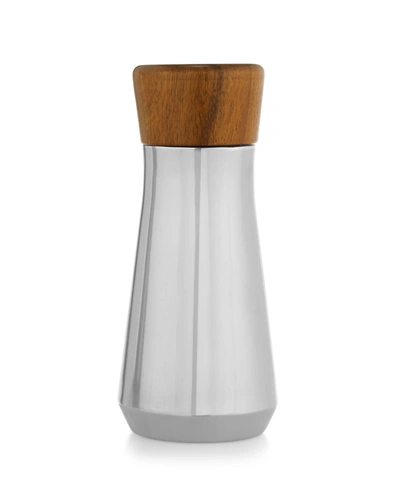 Nambe Vie Cocktail Shaker In Silver And Brown