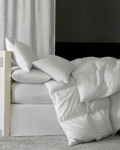 Sferra 800-fill European Down Light Weight King Duvet In White