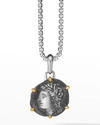 David Yurman Men's Sterling Silver & 18k Yellow Gold Zodiac Amulet Enhancer In Virgo