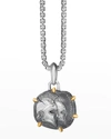 DAVID YURMAN MEN'S ZODIAC PENDANT IN SILVER WITH 18K GOLD, 33MM