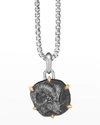 DAVID YURMAN MEN'S ZODIAC PENDANT IN SILVER WITH 18K GOLD, 33MM