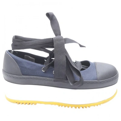 Pre-owned Marni Leather Flats In Blue