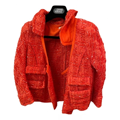Pre-owned Nina Ricci Short Vest In Orange