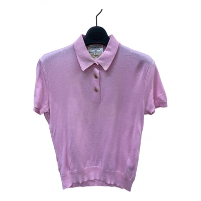 Pre-owned Chanel Polo In Pink