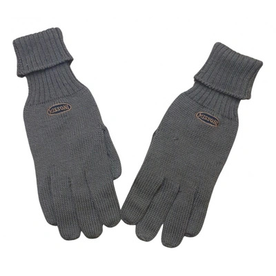 Pre-owned Missoni Wool Gloves In Brown