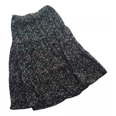 Pre-owned Vila Mid-length Skirt In Multicolour