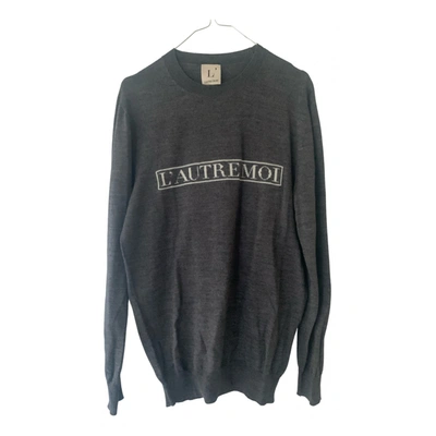 Pre-owned L'autre Chose Wool Jumper In Grey