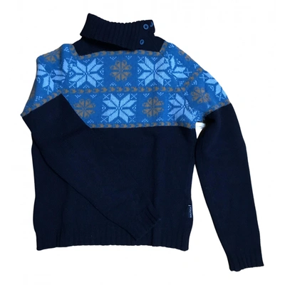 Pre-owned Nautica Wool Jumper In Blue