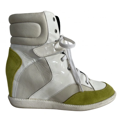 Pre-owned Marc Cain Leather Trainers In Multicolour