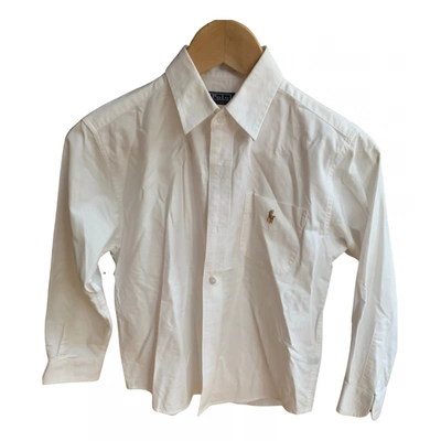 Pre-owned Polo Ralph Lauren Blouse In White