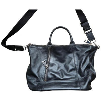 Pre-owned Gerard Darel Leather Crossbody Bag In Black