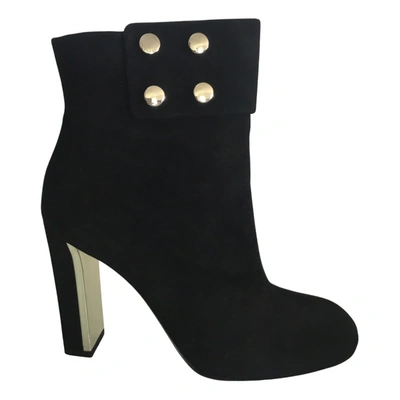 Pre-owned Gucci Ankle Boots In Black