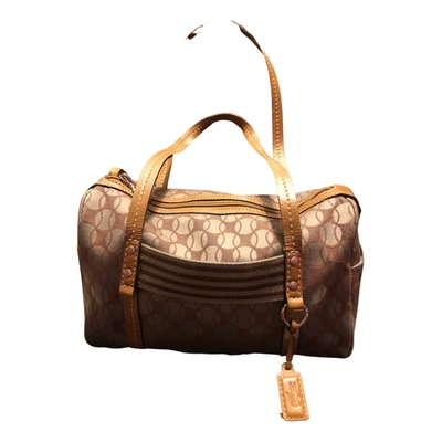 Pre-owned Lacoste Cloth Handbag In Beige