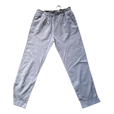 Pre-owned Nine In The Morning Wool Chino Pants In Grey