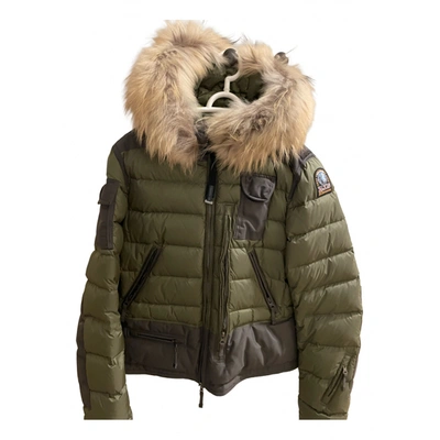 Pre-owned Parajumpers Coat In Green