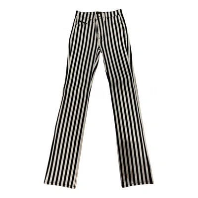 Pre-owned Diesel Black Gold Trousers In Multicolour