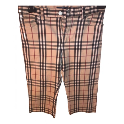 Pre-owned Burberry Shorts In Beige