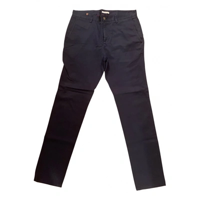 Pre-owned Notify Trousers In Navy