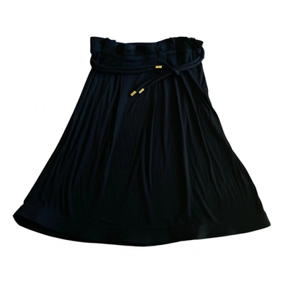Pre-owned Moschino Love Mid-length Skirt In Black