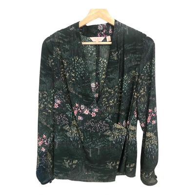 Pre-owned Ted Baker Blouse In Green
